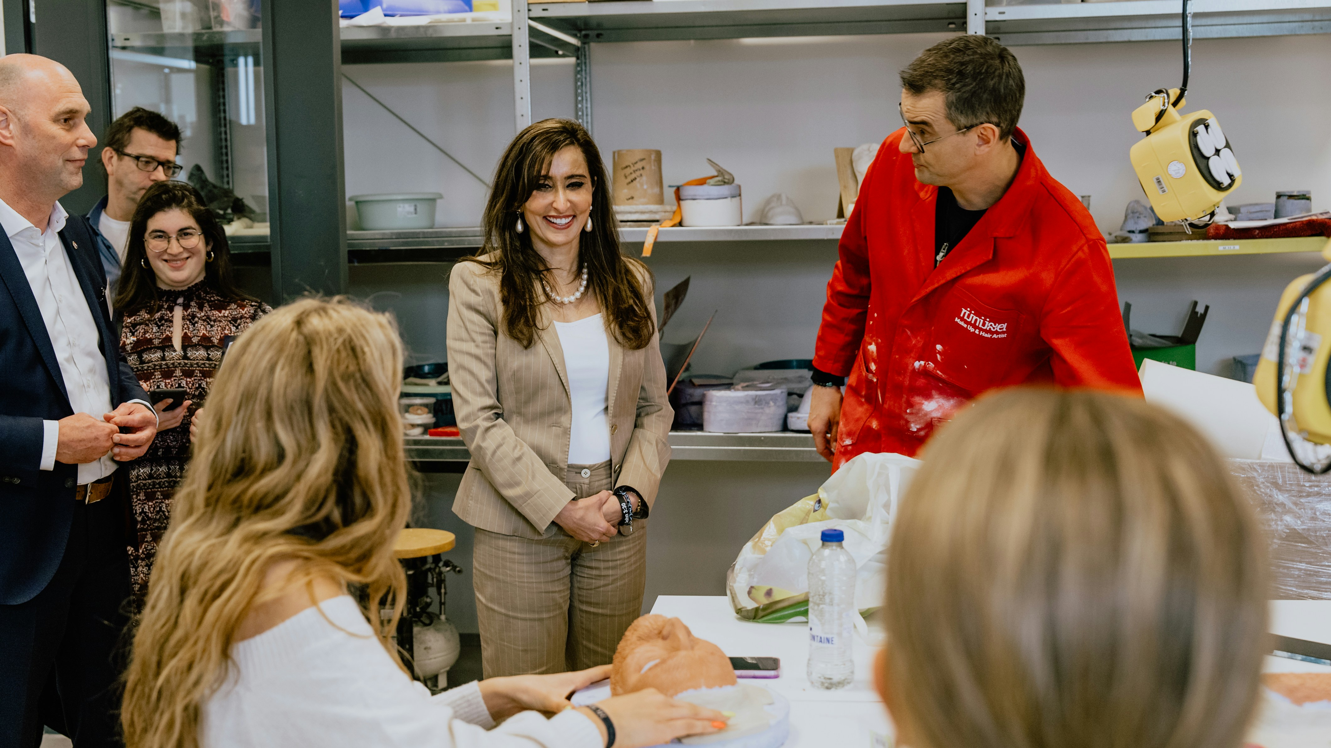 Shefali Razdan Duggal in een van de praktijkruimtes van Tech Plaza