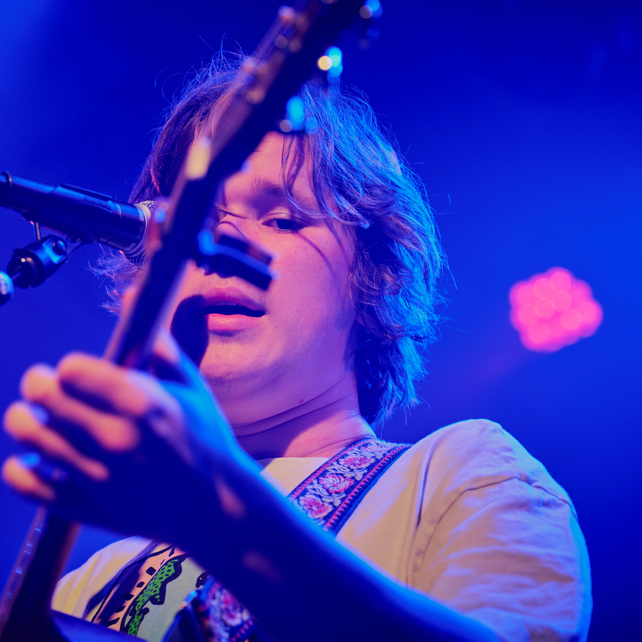 Gitarist in close-up