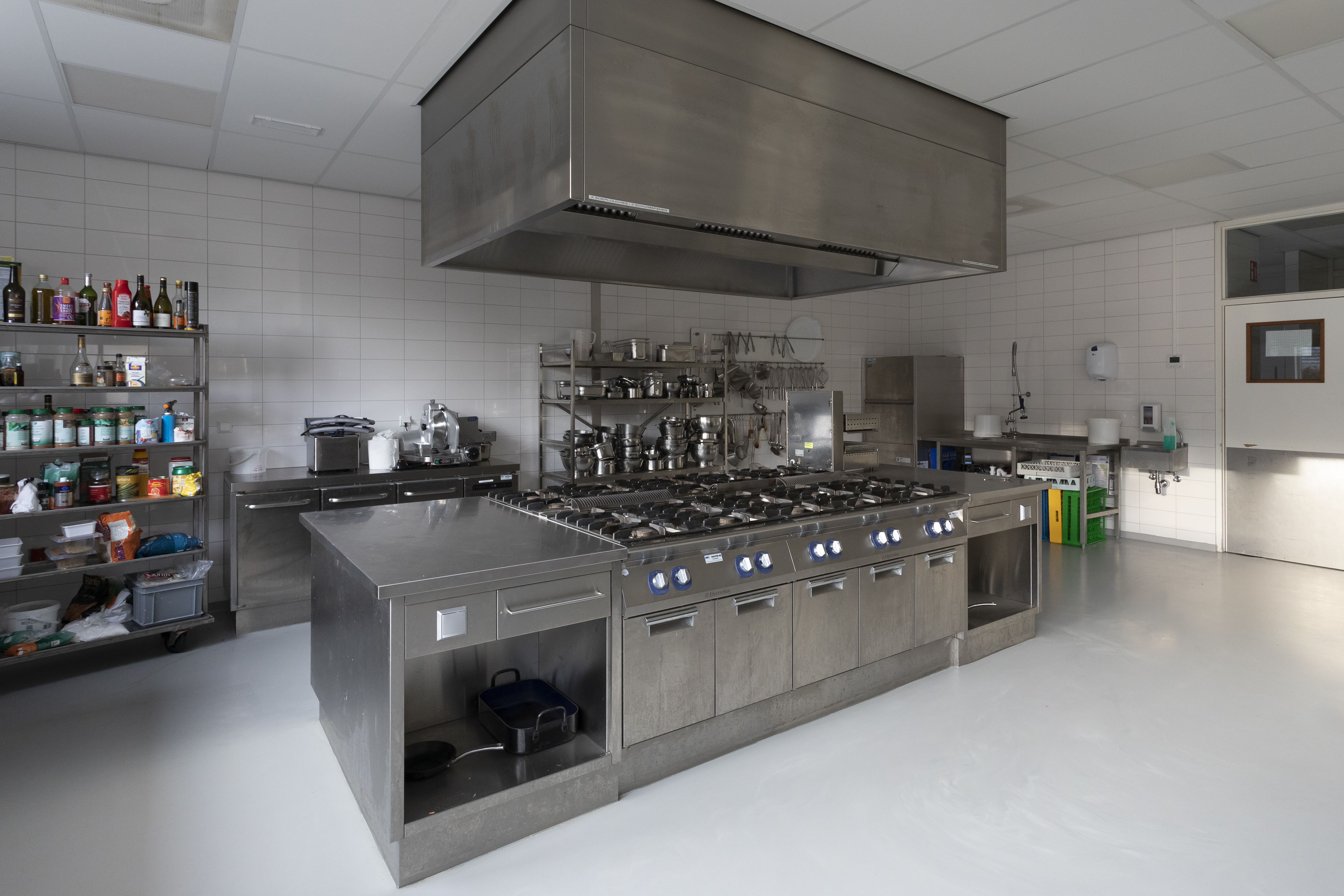 De keuken van de de locatie marijkeweg in Wageningen