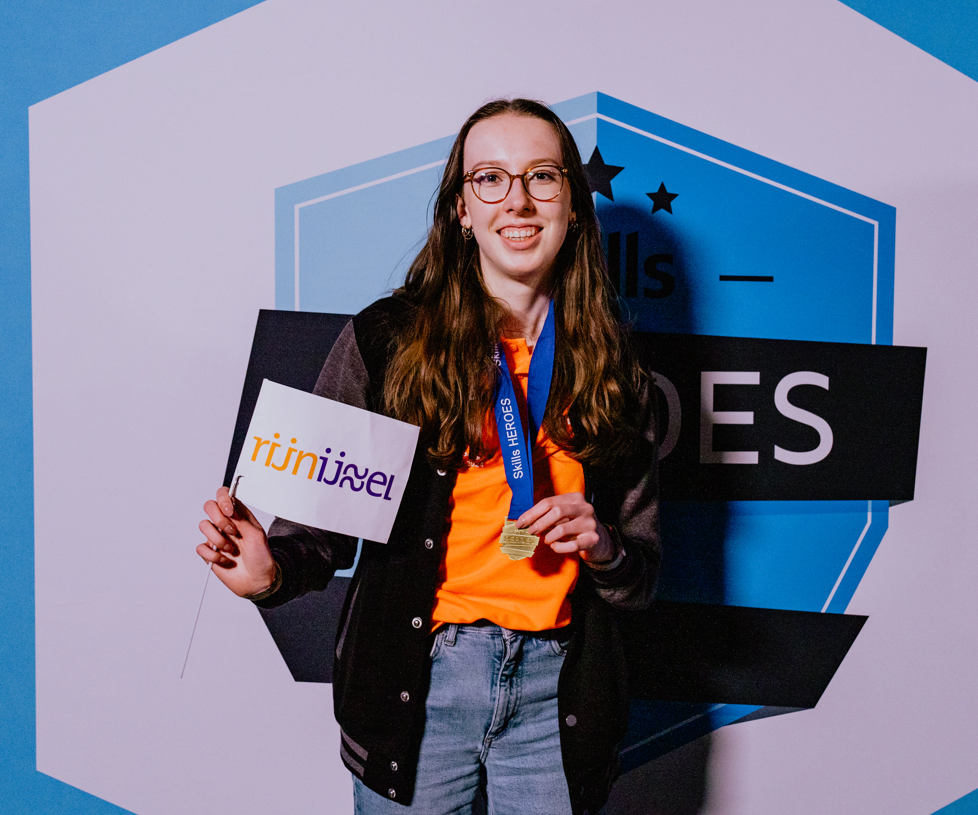 Lincy van Tilburg won goud in de categorie Medewerker evenementen