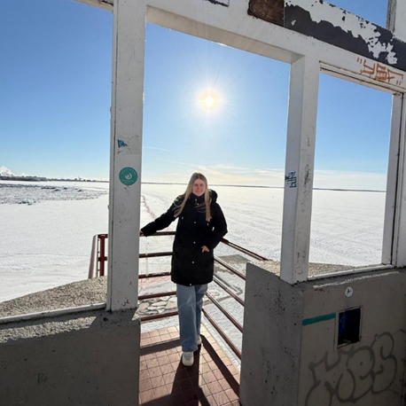 Sanne and Fleur on internship in Finland