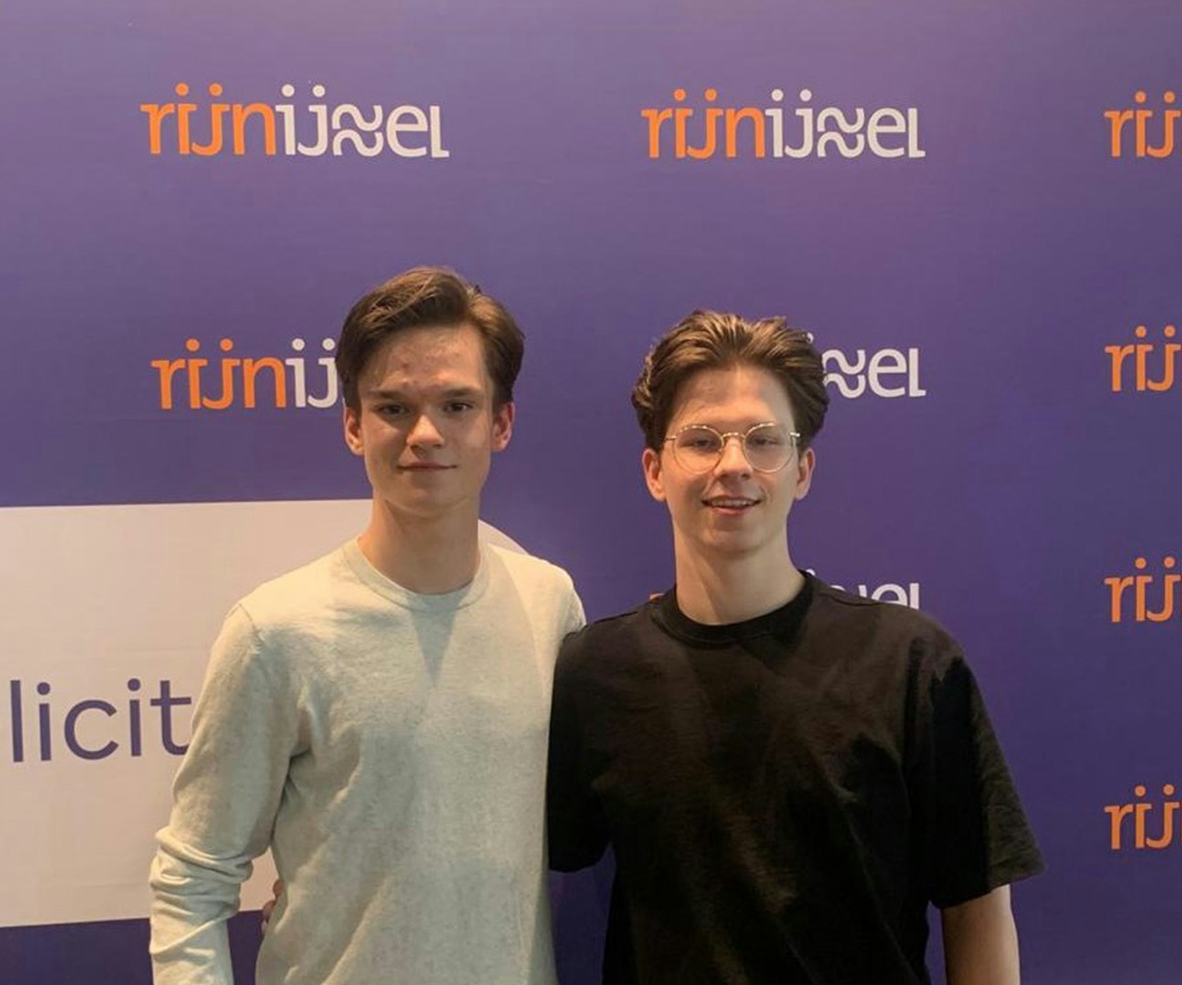 Milan (links) en Sybren Kuiper